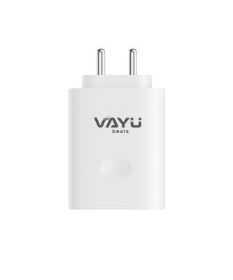 VAYU BEATS Single Port Mobile Charger  (White)
