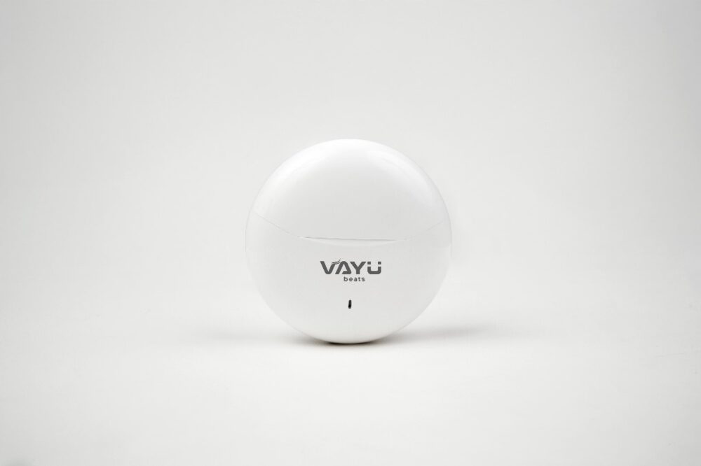 VAYU BEATS HALOBUDS Bluetooth  (White / Black, True Wireless) - Image 2
