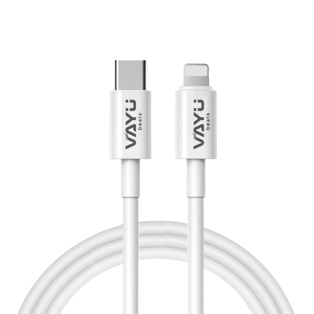 VAYU BEATS C-L 27W USB-C to Lightning Fast Charging Cable | 27W PD Original Charger Cord for iPhone 8/10/11/12/13/14 Series, iPad | USB-C Power Delivery 20W Charger Compatible | (2, C to L) - Image 5